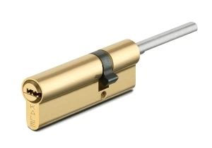 Цилиндровый механизм под вертушку (дл.шток) 164 SX/81 (45+10+26) mm латунь 5 кл.