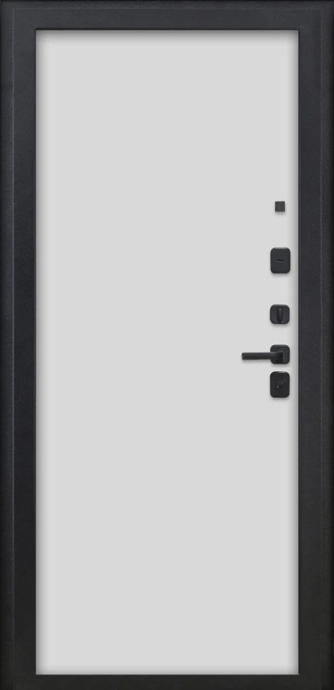 Входная дверь ДвериПРО Аура Гладкая белый матовый DPRO220848 внутренняя сторона