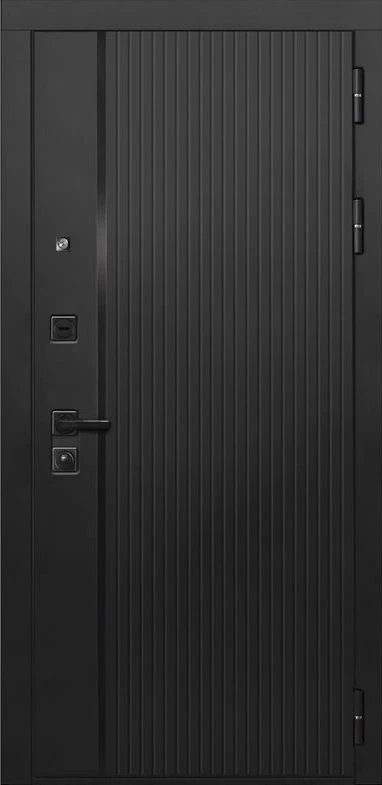 Входная дверь ДвериПРО L-45 Лаура-2 (16мм, светлый мореный дуб) DPRO196001 внешняя сторона