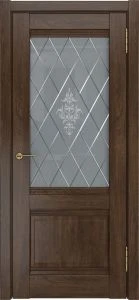 Межкомнатная дверь ЛУ-52 (дуб корица, до, 900x2000)