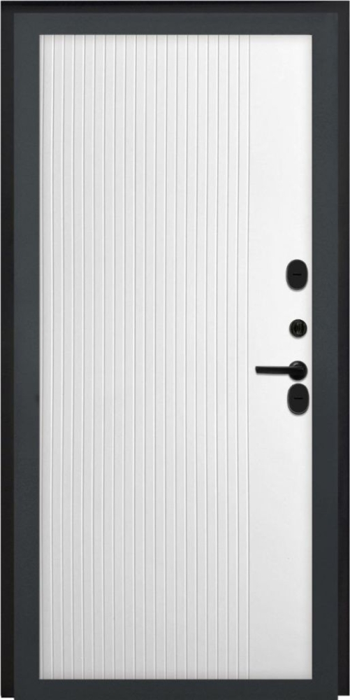 Входная дверь ДвериПРО L-Термо серебро ФЛ-790 Velutto Bianco DPRO191207 внутренняя сторона