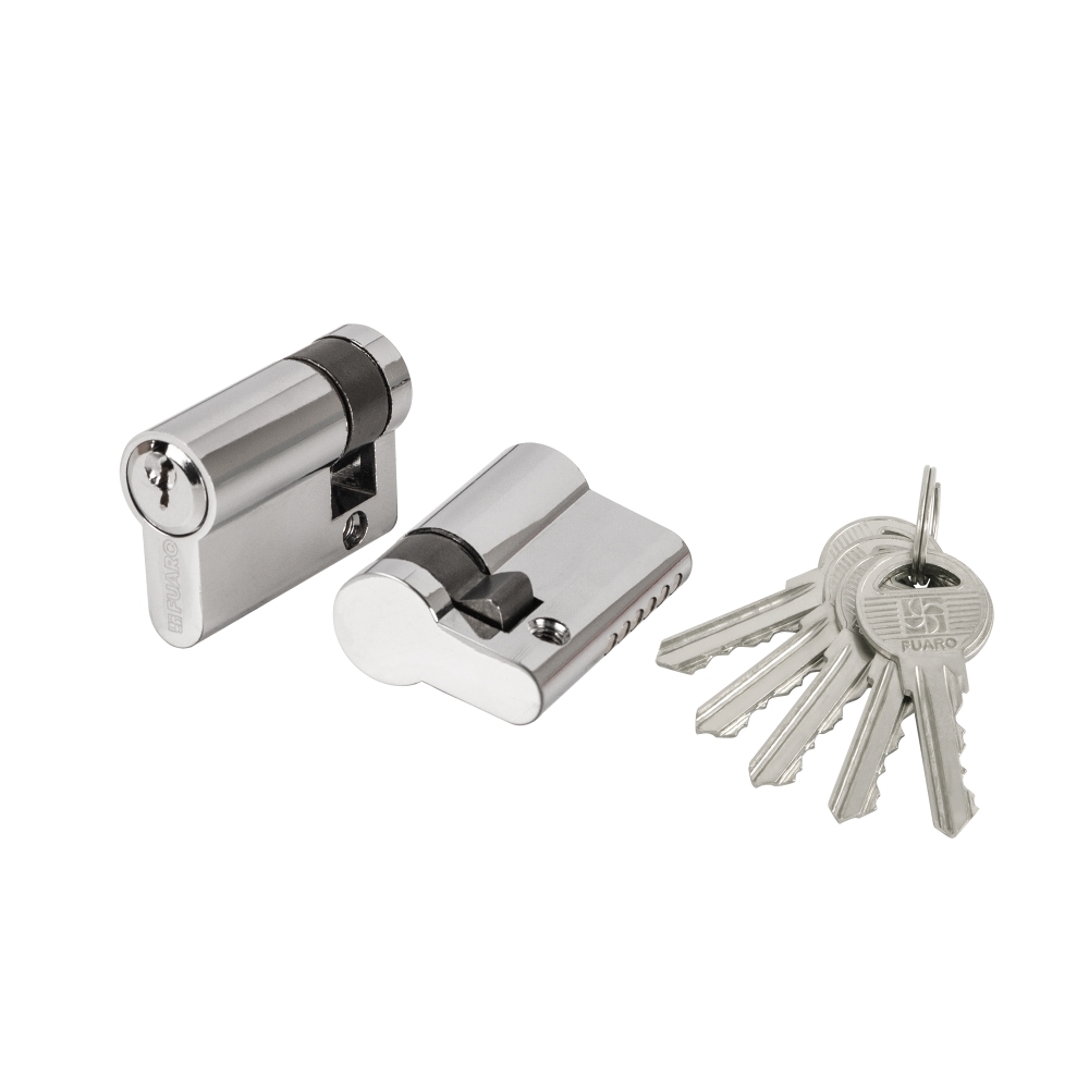 Фото Цилиндровый механизм (100 ZA/50) 1000ZAKey50(5+10+35) CP хром 5Key